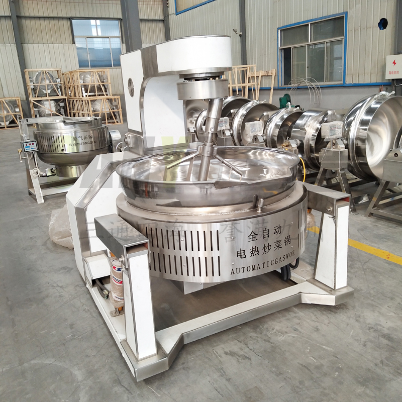 300升全自動(dòng)行星攪拌火鍋底料炒料機(jī)