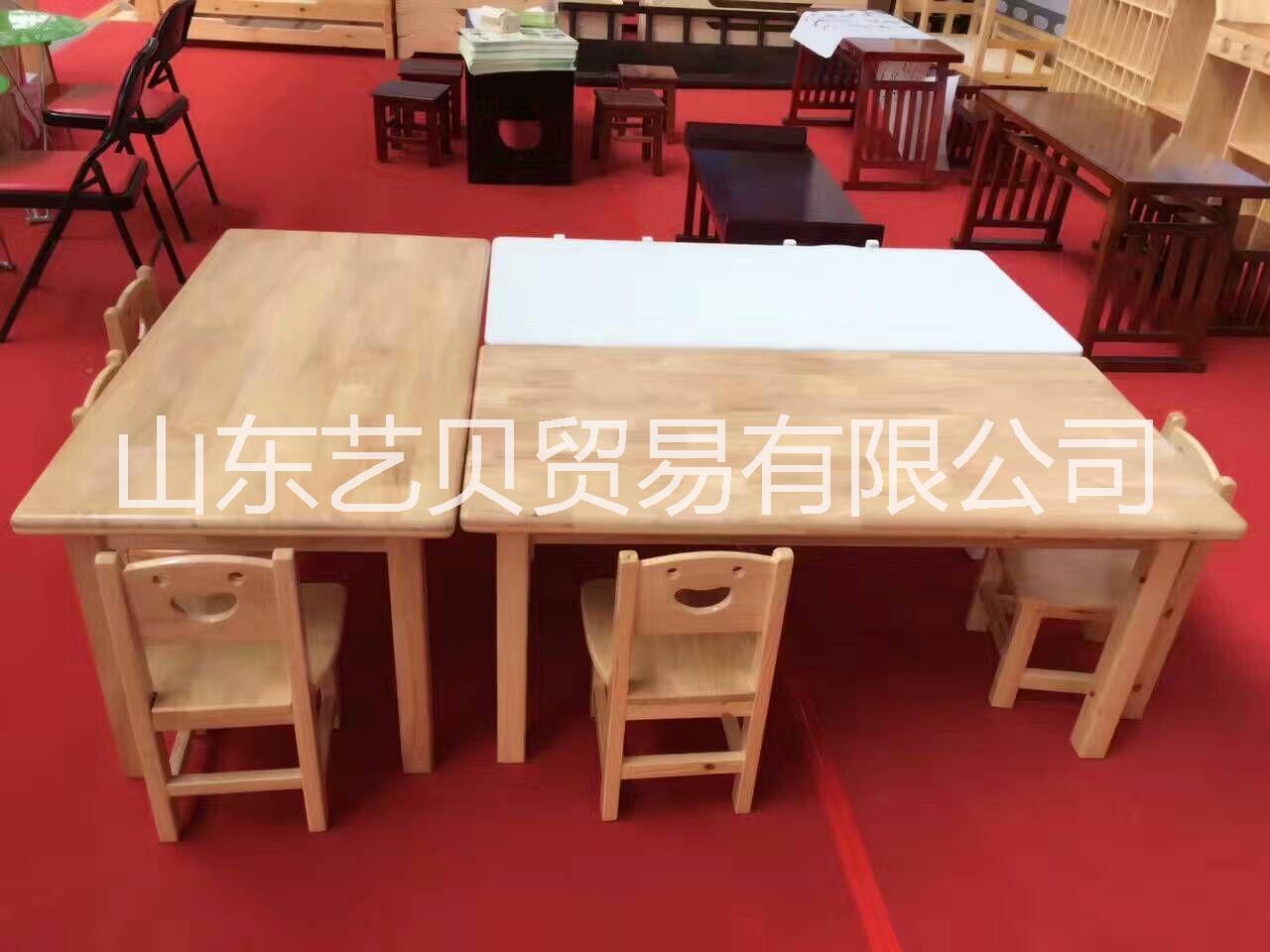幼兒園實木桌椅 實木兒童床 積木 幼兒實木玩具廠家