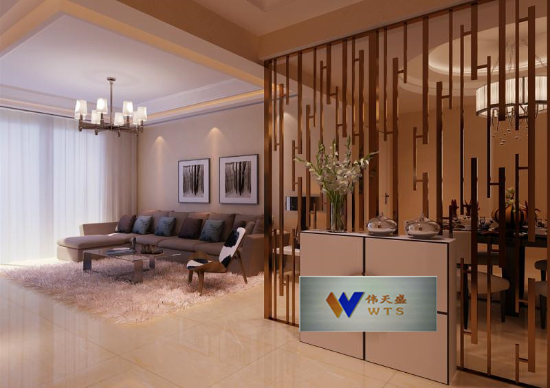 供應(yīng)上海酒店玫瑰金拉絲屏風(fēng)圖片/供應(yīng)上海酒店玫瑰金拉絲屏風(fēng)樣板圖 (2)