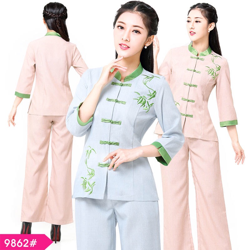 技師工作服現(xiàn)貨 沐足服