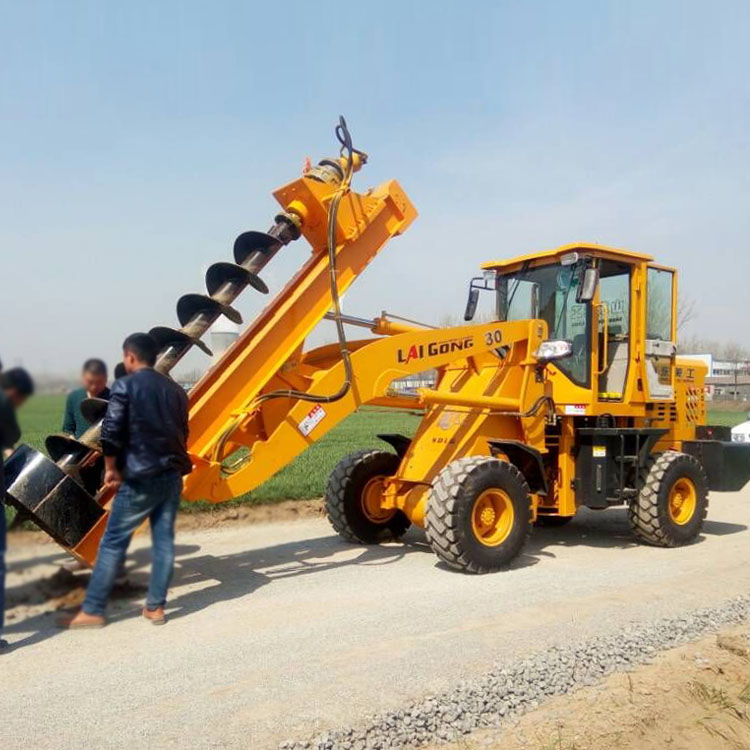 昌晟出售拖拉機吊車鉆機 鏟車式護欄打樁機 型號齊全
