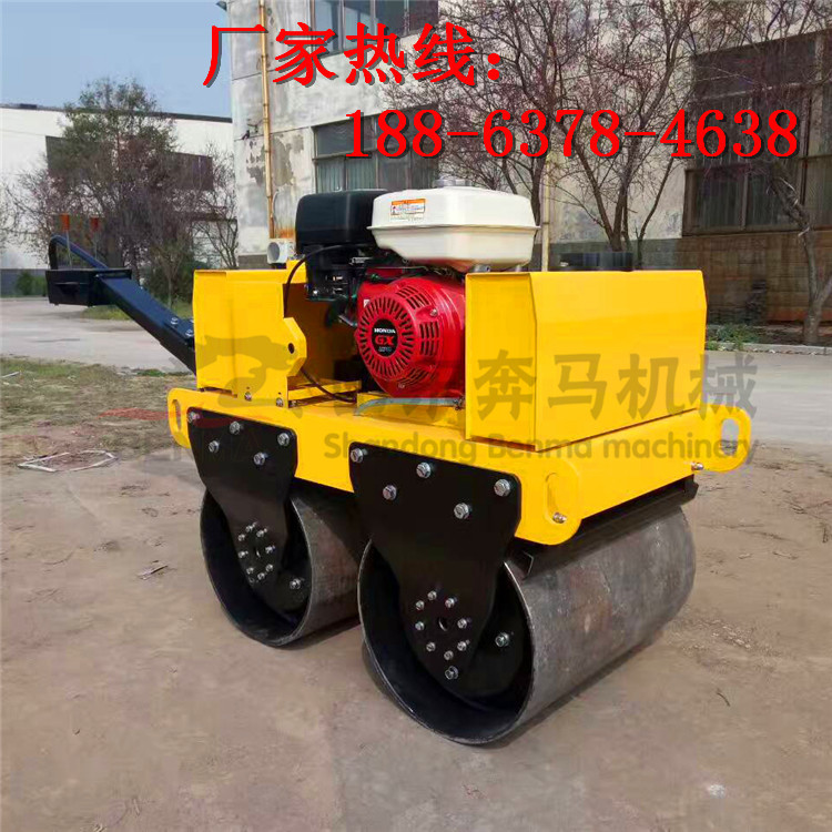 廣東小型壓路機(jī) 手扶壓路機(jī)廠家電話 壓實回填土兩滾輪壓路機(jī)