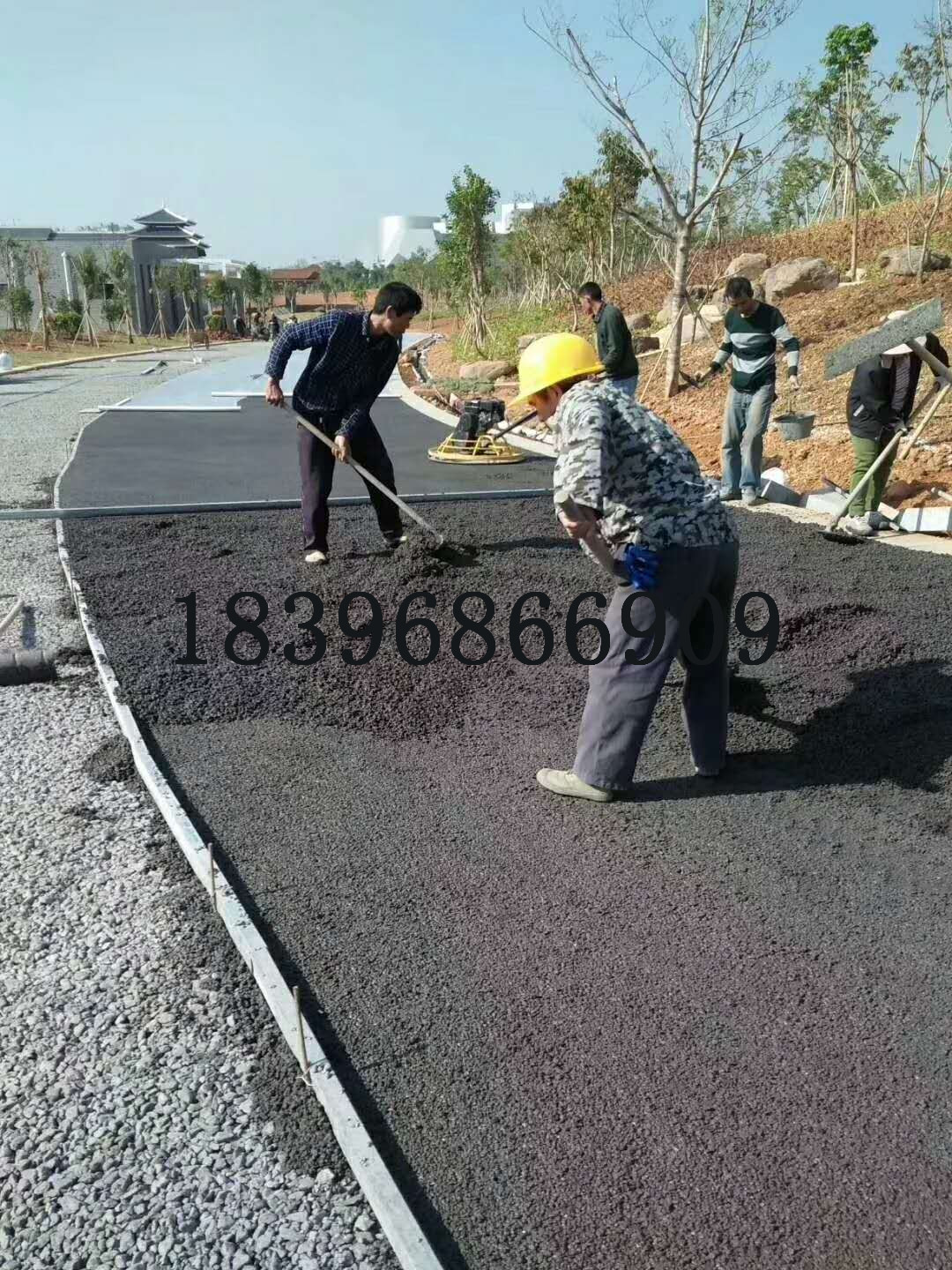 長島縣彩色透水混凝土-透水地坪 透水地坪-透水膠結(jié)料