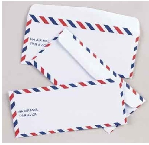 西式信封圖片/西式信封樣板圖 (2)