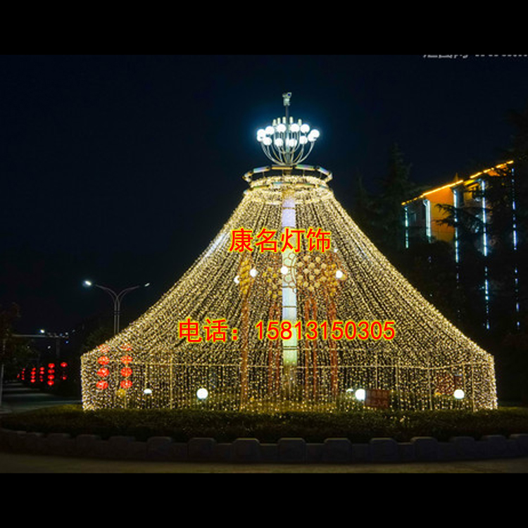 热销LED灯串造型灯 广场亮化 路灯杆装饰造型灯 城市亮化工程