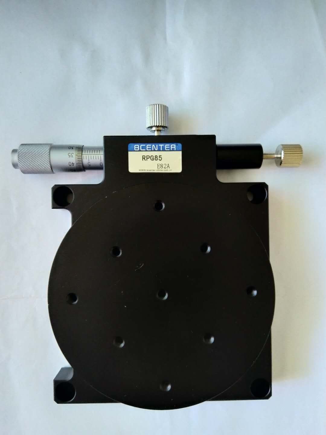 旋轉(zhuǎn)滑臺(tái)RPG85 高精度磨合安裝型滑臺(tái)  千分尺旋鈕手動(dòng)微調(diào)旋轉(zhuǎn)滑臺(tái)