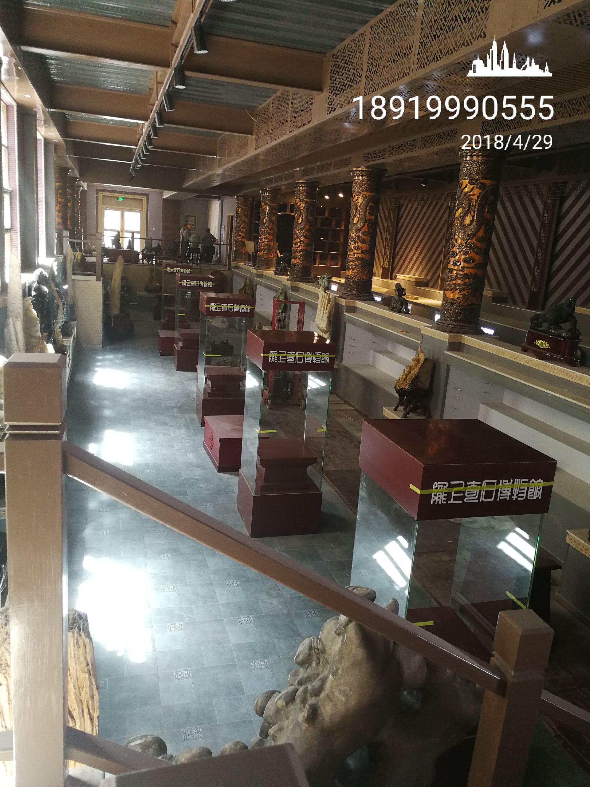 奇石展柜，博物館展柜 奇石展柜，博物館展柜，展館裝修