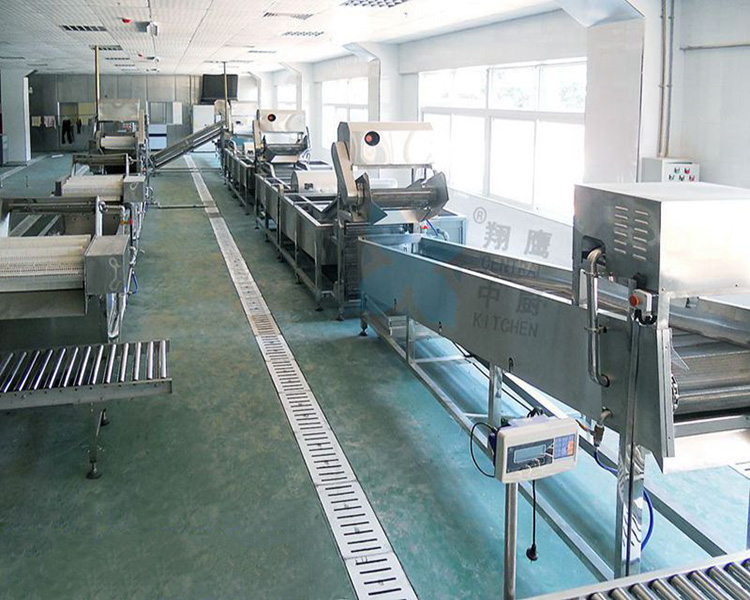 大型連續(xù)式葉菜類清洗線圖片/大型連續(xù)式葉菜類清洗線樣板圖 (2)