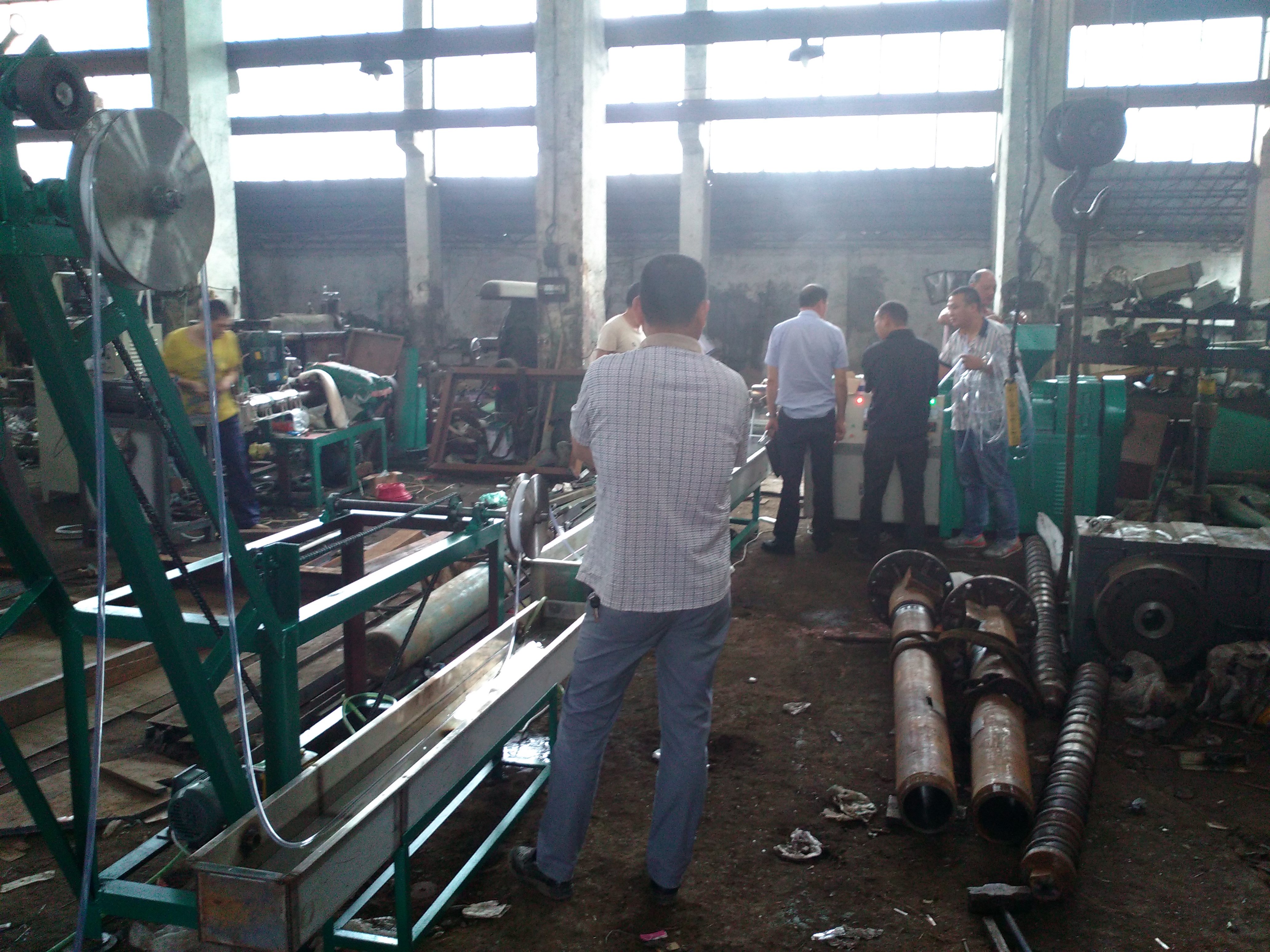 PVC擋水條擠出機(jī)圖片/PVC擋水條擠出機(jī)樣板圖 (1)