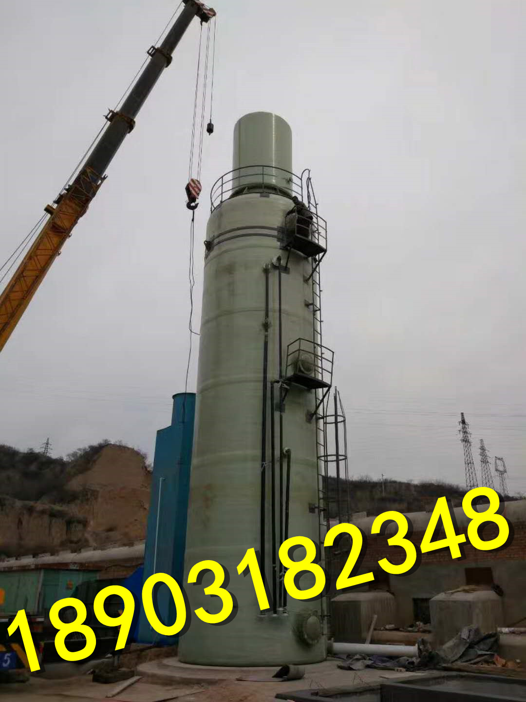 云南省隧道窯玻璃鋼脫硫塔除塵器生產(chǎn)廠家_造價低廉，使用壽命長
