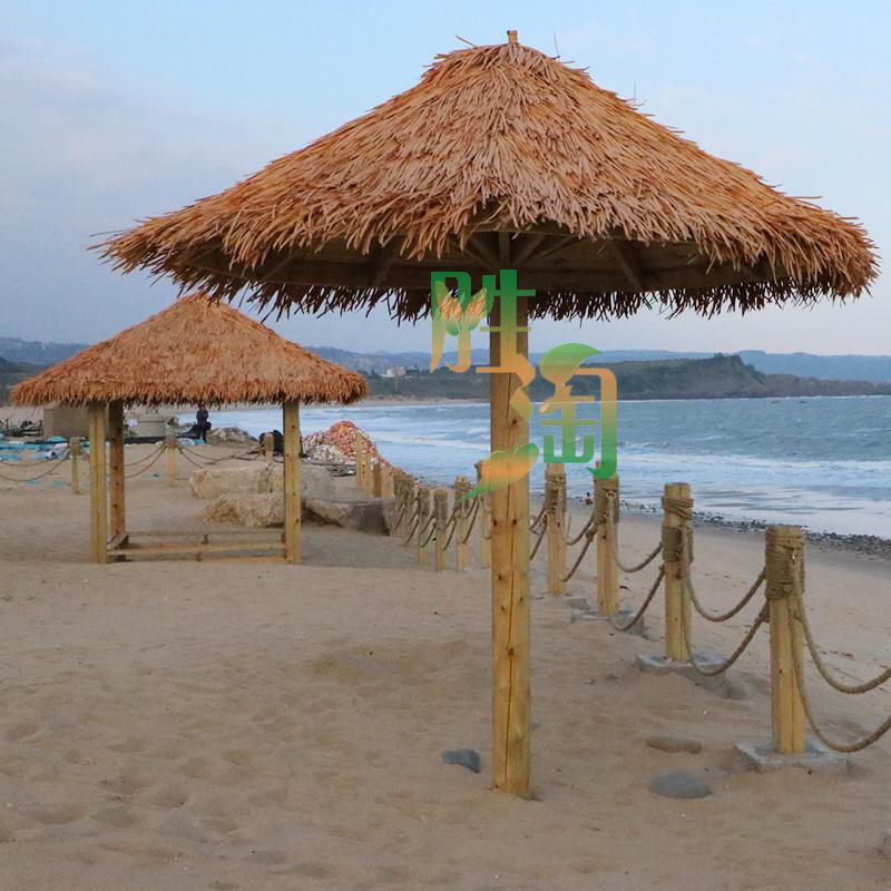 北京仿茅草 仿真茅草 阻燃塑料茅草廠家