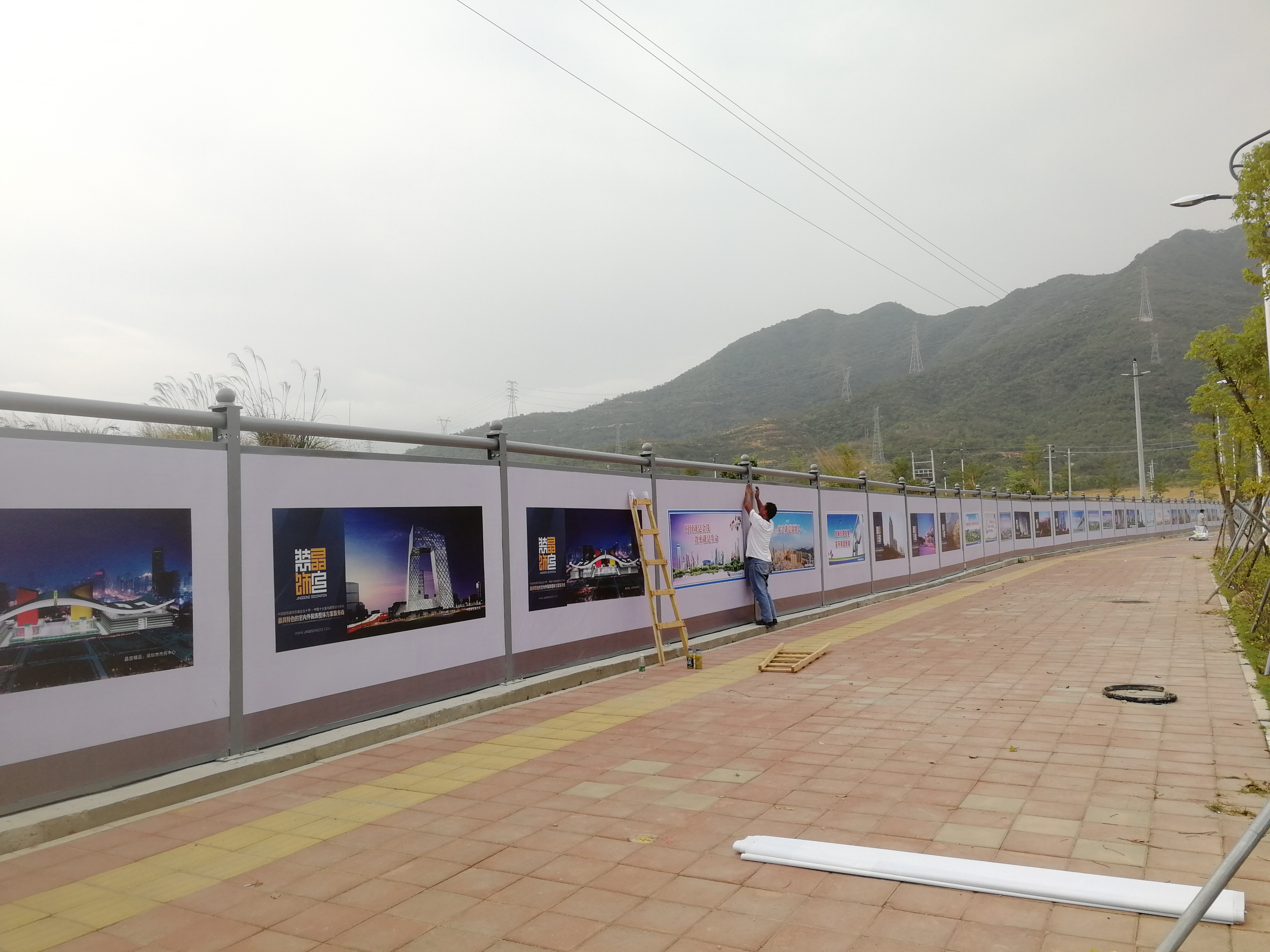 廣東圍擋安裝噴繪 河源噴繪報價 揭陽噴繪公司 陽江噴繪價格