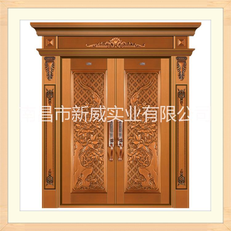 威亞盾廠家直銷中式別墅入戶真銅門 非標(biāo)定制一對(duì)一設(shè)計(jì)豪華銅門 威亞盾銅門TM-019