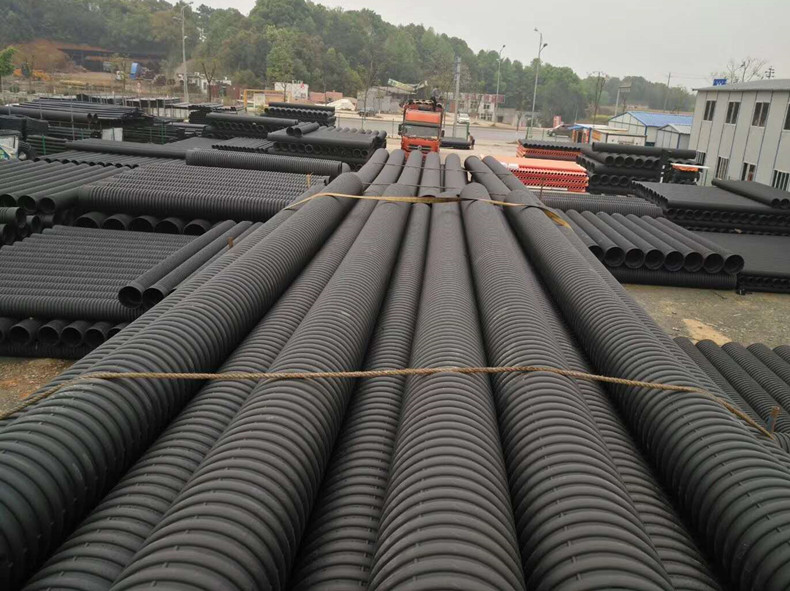 湖南祁陽(yáng)HDPE內(nèi)肋增強(qiáng)排污管圖片