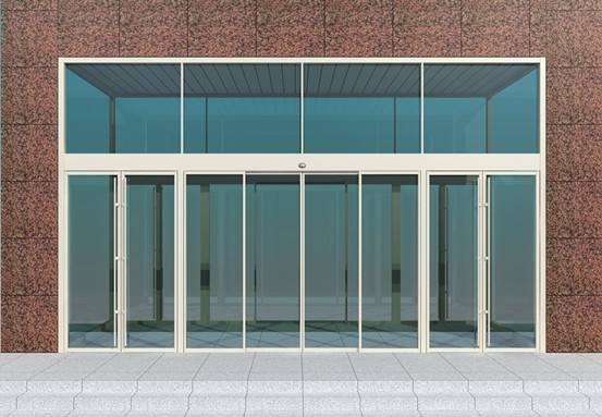 東莞平開式感應(yīng)門圖片/東莞平開式感應(yīng)門樣板圖 (2)