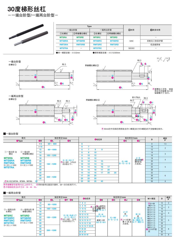 定做T型丝杠丝杆及螺母厂家定做T型丝杠丝杆及螺母