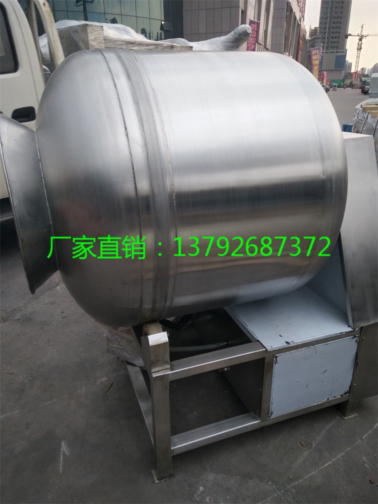 銷售牛肉干真空腌制機 自動出料雞排腌制滾筒機 馿肉變頻式腌肉機