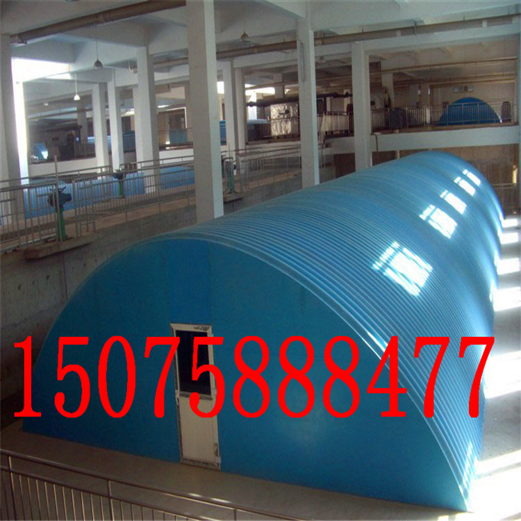 玻璃鋼污水池蓋板 污水池集氣罩圖片