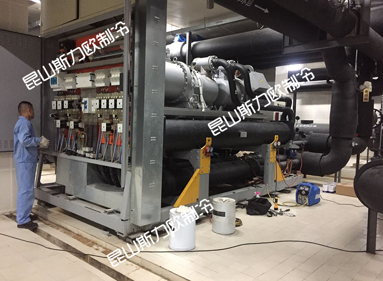 斯力歐制冷克萊門特螺桿機組維修圖片