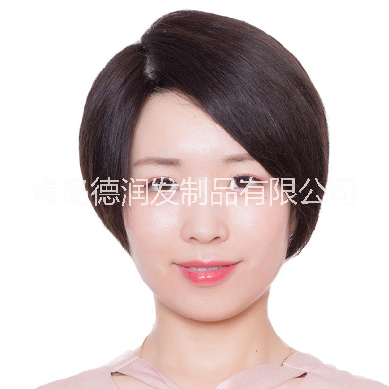 德潤短直發(fā) 中老年假發(fā) 遞針圖片