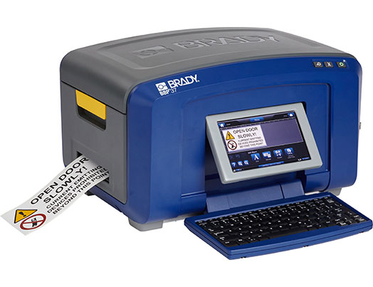 BBP37彩色雕刻工業(yè)標(biāo)識標(biāo)簽打圖片