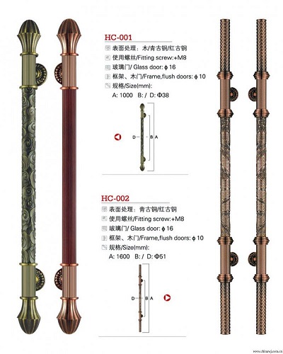 五款豪华大拉手_高品质推拉门和豪华大拉手搭配图片