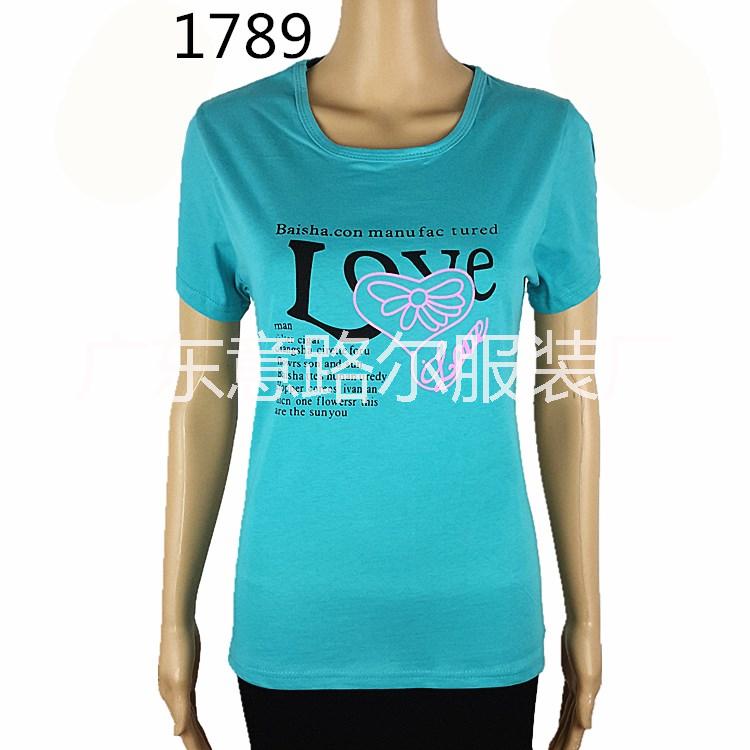 女裝短袖t恤純色圓領(lǐng)打底衫純棉圖片/女裝短袖t恤純色圓領(lǐng)打底衫純棉樣板圖 (4)