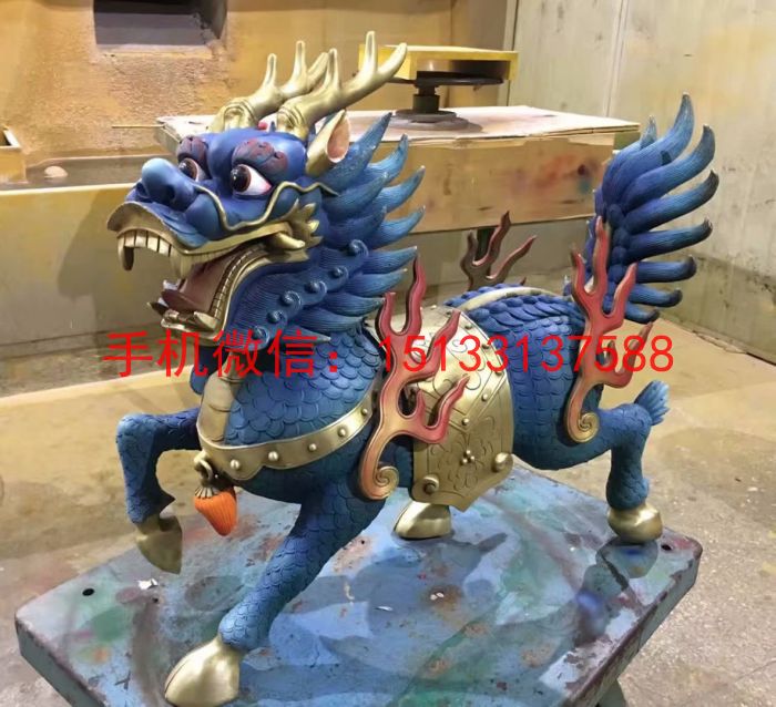 麒麟雕塑圖片/麒麟雕塑樣板圖 (1)