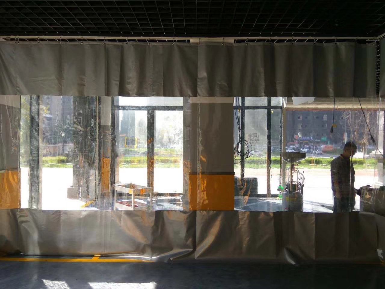 供應(yīng)西安洗車門簾 西安洗車店洗車門簾哪里可以定做