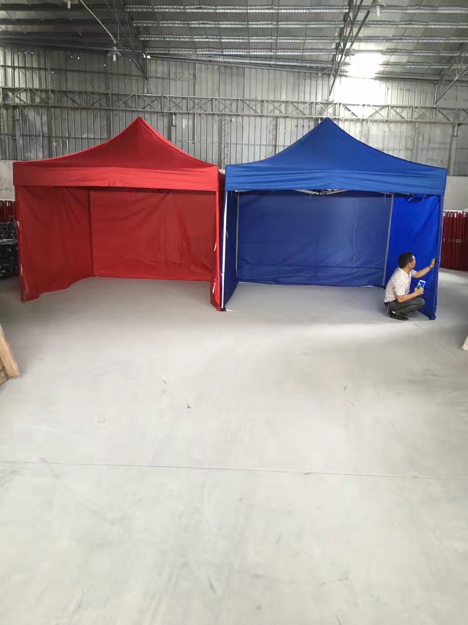 婚慶喜棚農(nóng)村酒席帳篷容易折疊收放圖片