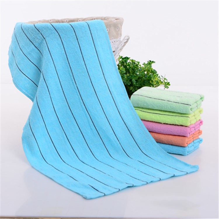 40克黑條純棉洗浴勞保回禮毛巾圖片/40克黑條純棉洗浴勞?；囟Y毛巾樣板圖 (3)