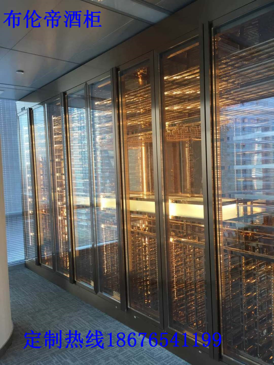 不銹鋼酒柜酒架圖片/不銹鋼酒柜酒架樣板圖 (2)