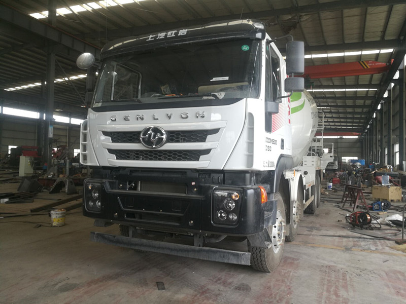 紅巖杰獅20方攪拌車450馬力