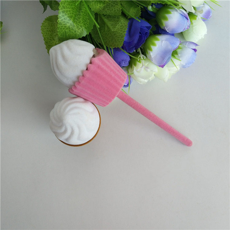 卡通雪糕吊墜盒 植絨首飾盒  戒指盒 吊墜盒 耳環(huán)盒