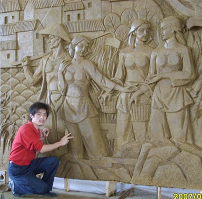 浮雕畫圖片/浮雕畫樣板圖 (3)