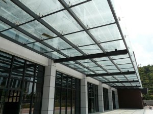 玻璃雨棚圖片/玻璃雨棚樣板圖 (3)