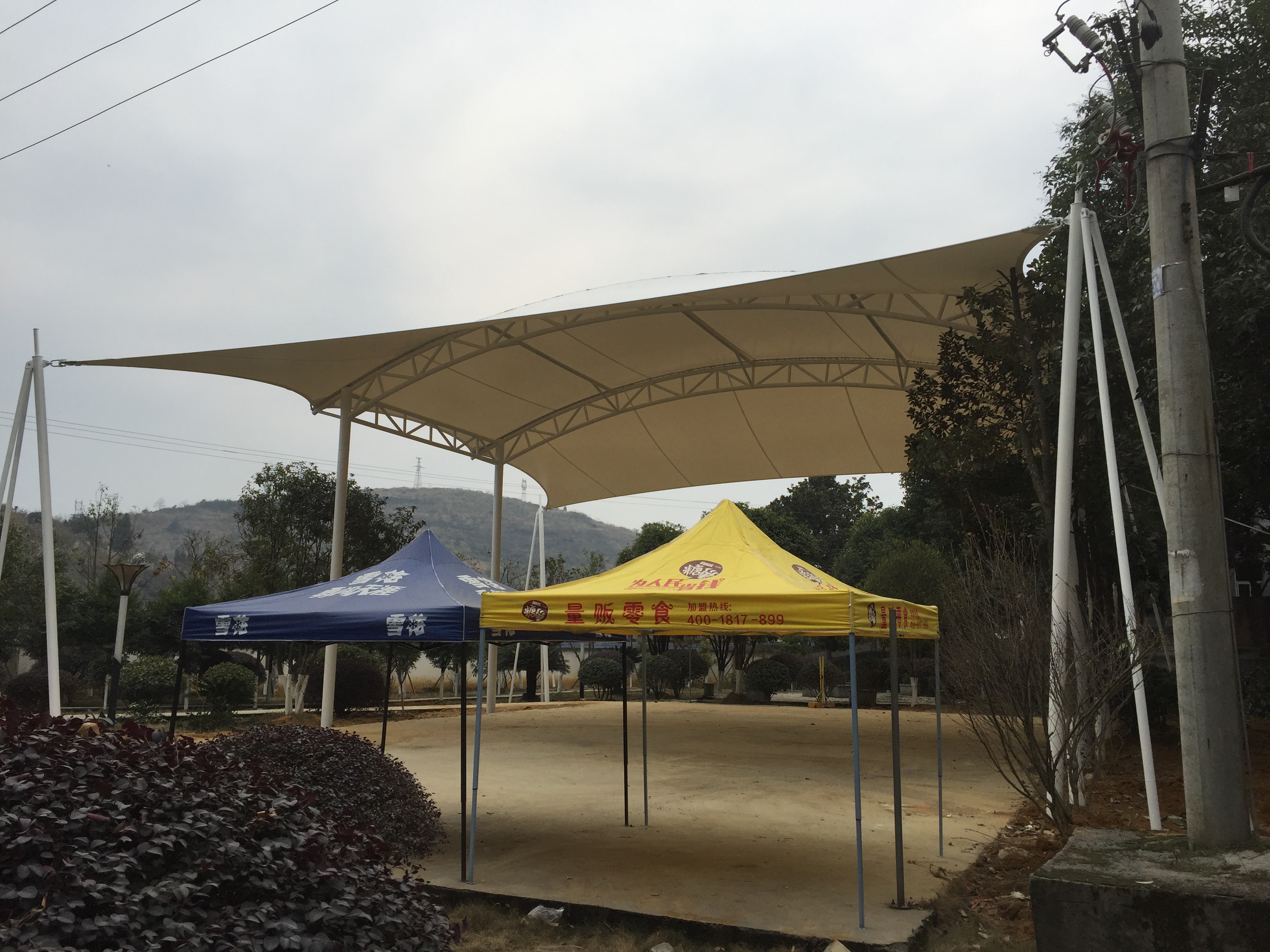 膜結(jié)構(gòu)廣場景觀圖片/膜結(jié)構(gòu)廣場景觀樣板圖 (2)