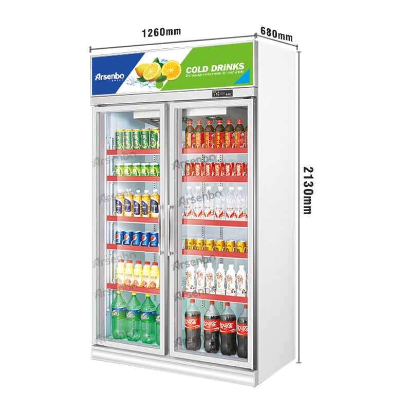 兩門展示柜便利店冷柜 飲料展示柜圖片/兩門展示柜便利店冷柜 飲料展示柜樣板圖 (3)