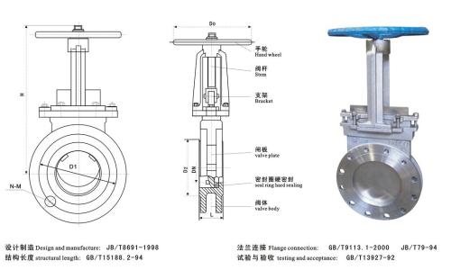 潍坊市手动刀闸阀 PZ73型厂家