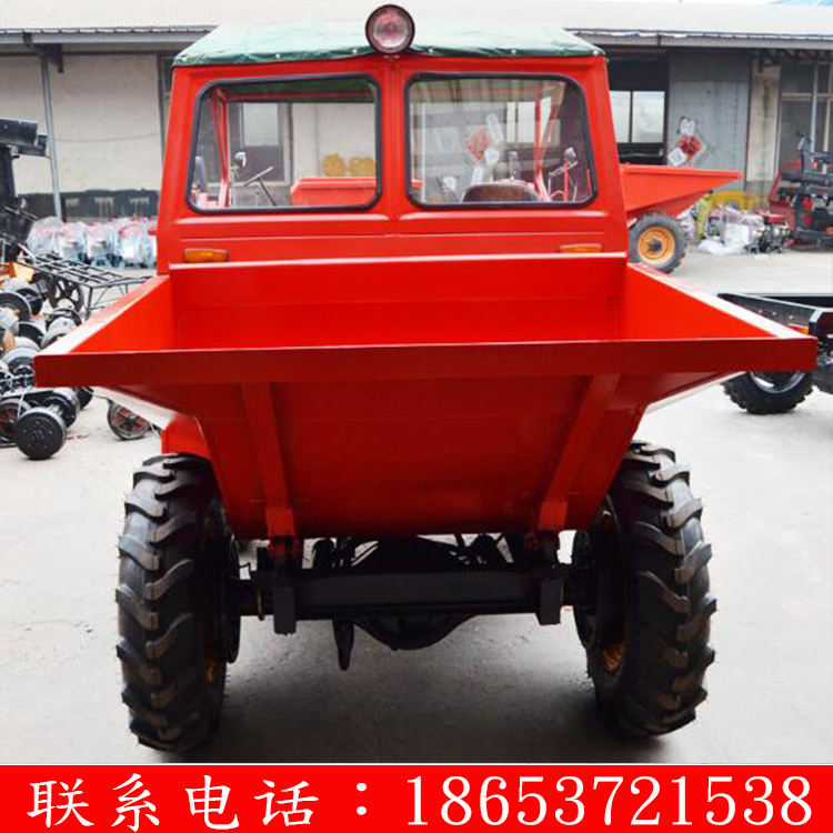 建筑前置四輪翻斗車 四輪液壓自卸翻斗車 混凝土四輪運輸翻斗車 小四輪翻斗車