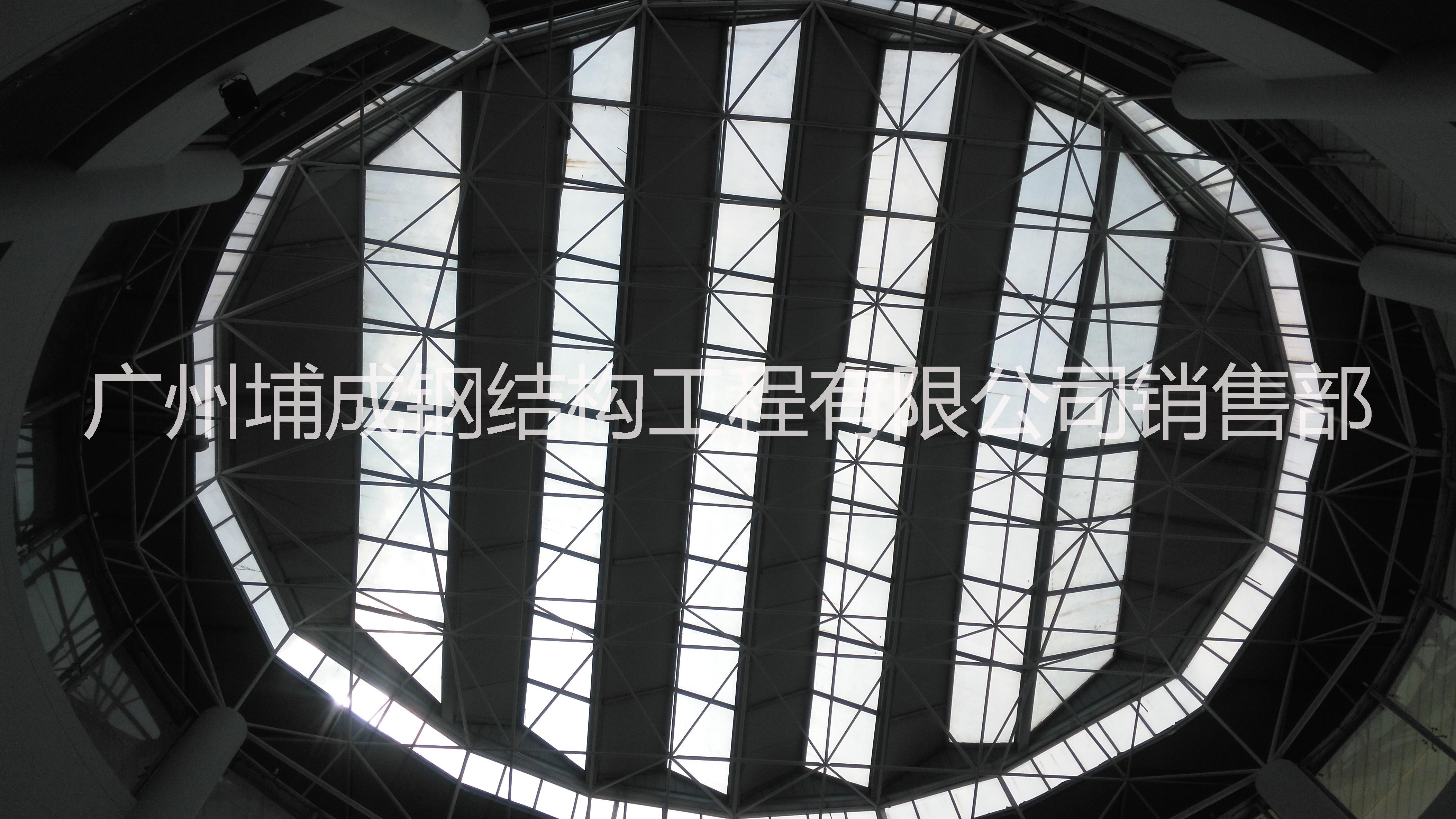 0大跨度廣州采光玻璃頂工程,萬達(dá)玻璃頂施工、報(bào)價