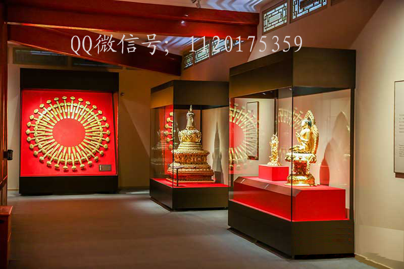 深圳隆城廠家恒濕博物館展柜訂做圖片