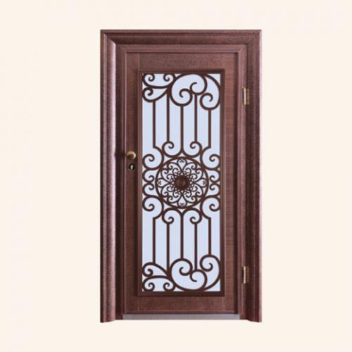鑄鋁別墅門圖片/鑄鋁別墅門樣板圖 (4)