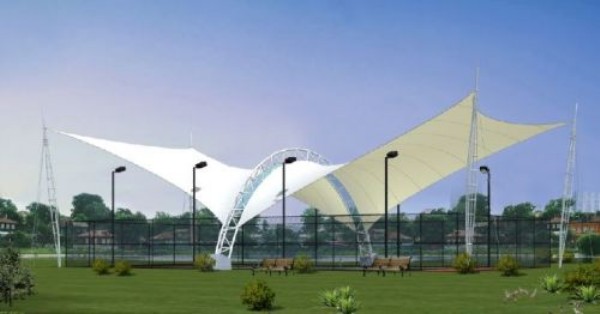 學校景觀蓬圖片/學校景觀蓬樣板圖 (2)