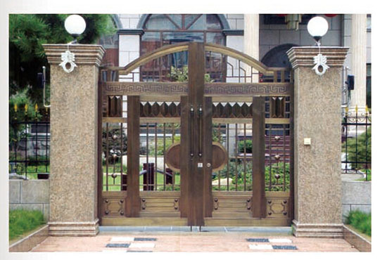 庭院銅門圖片/庭院銅門樣板圖 (4)