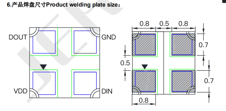 XT1511-D20燈珠，5V通訊LED，內(nèi)置驅(qū)動(dòng)LED，2020RGB/APA102C-2020燈珠