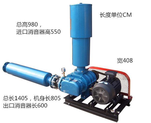 罗茨风机50型三叶罗茨鼓风机图片