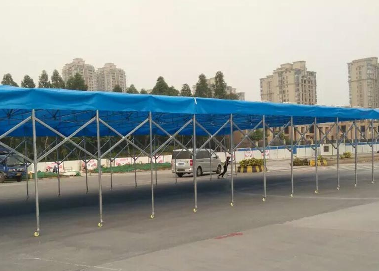 大型倉(cāng)庫(kù)帳篷 推拉活動(dòng)雨棚 固定帆布雨棚 大排檔雨棚安裝