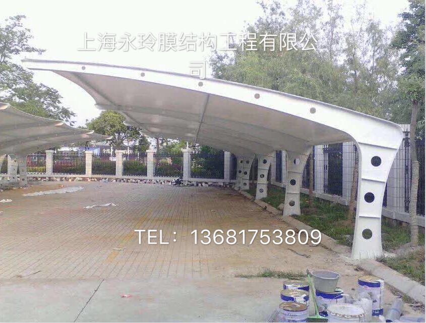 膜結(jié)構(gòu)車棚圖片/膜結(jié)構(gòu)車棚樣板圖 (2)