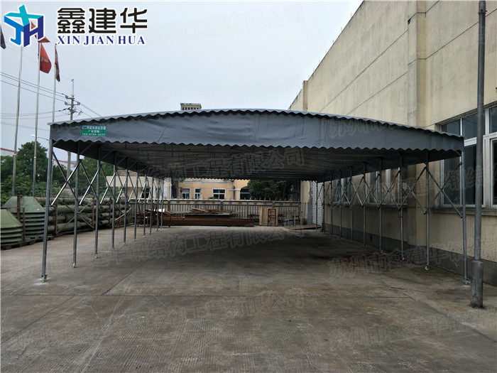活動伸倉庫移動縮雨棚圖片/活動伸倉庫移動縮雨棚樣板圖 (1)